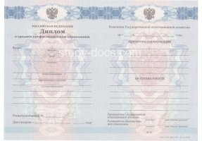 Диплом техникума 2011-2013 в Воронеже